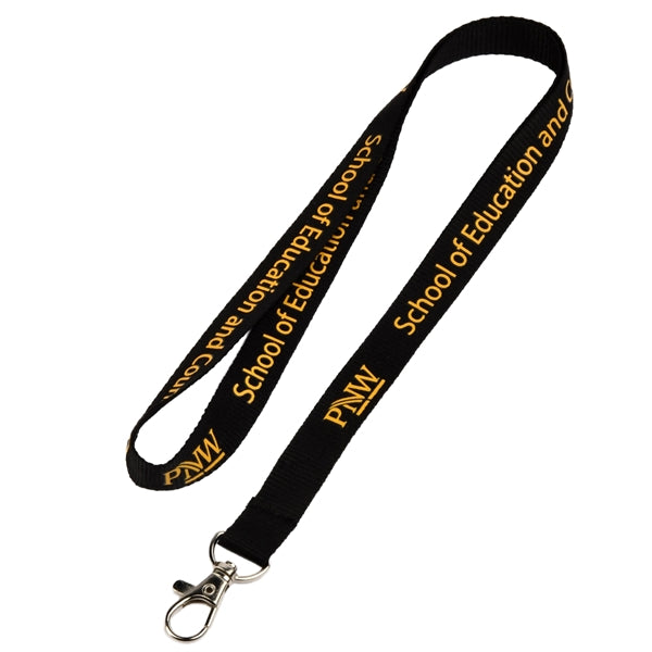 Premium Screen-Printed Polyester Lanyard