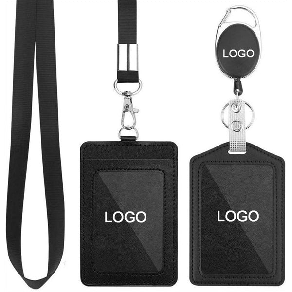 Badge Holders & Retractable Reel Clips Set