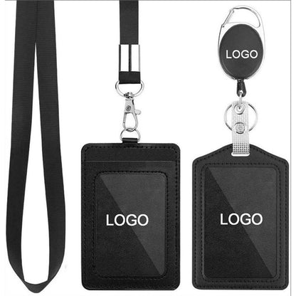 Badge Holders & Retractable Reel Clips Set