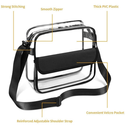 PVC Transparent Crossbody Bag Single Shoulder