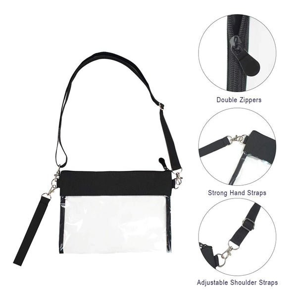 PVC Transparent Cross body Shoulder Bag