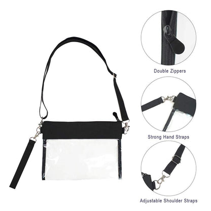 PVC Transparent Cross body Shoulder Bag