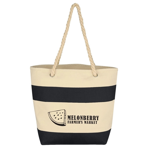 Cotton Canvas Boat Tote