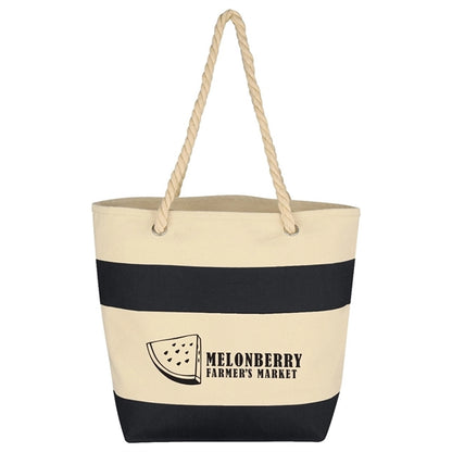 Cotton Canvas Boat Tote