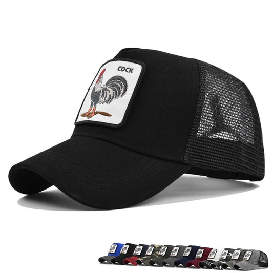 Farm Unisex Snap Closure Baseball Square Patch Trucker Cap