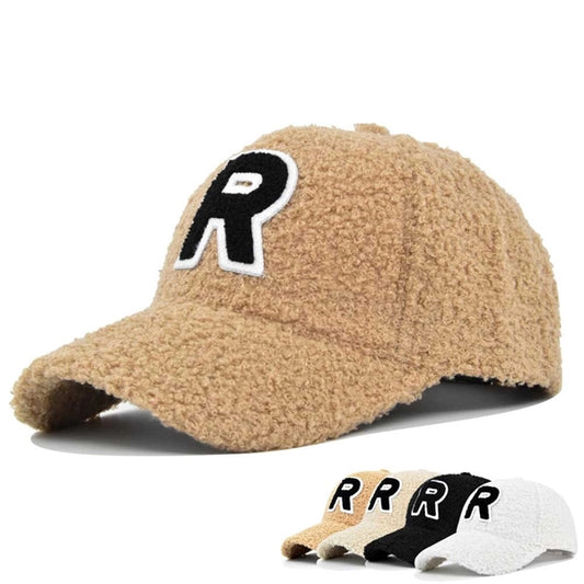 Faux Lamb Wool Baseball Caps Sherpa Hat