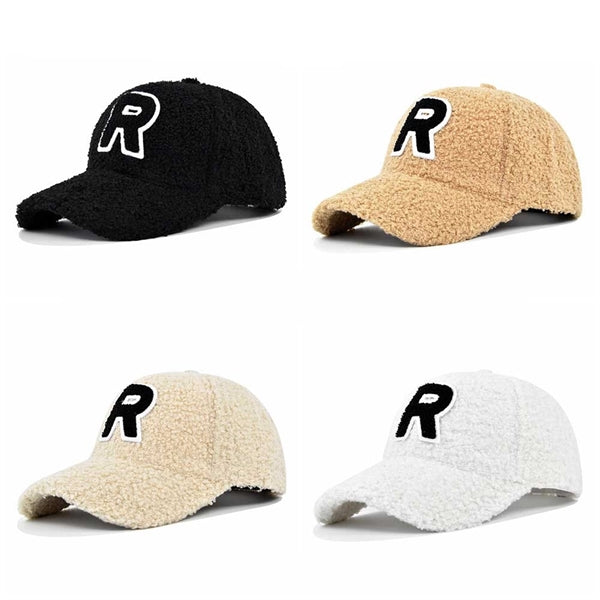 Faux Lamb Wool Baseball Caps Sherpa Hat