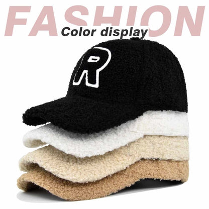 Faux Lamb Wool Baseball Caps Sherpa Hat