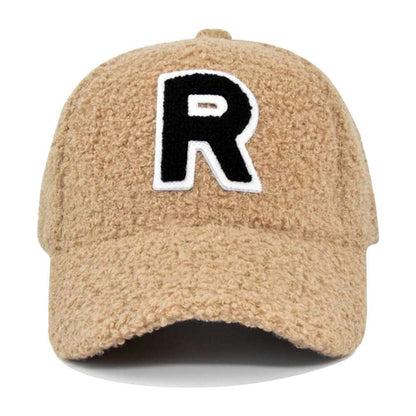 Faux Lamb Wool Baseball Caps Sherpa Hat