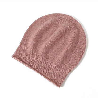 Wool Knit Beanie Hat
