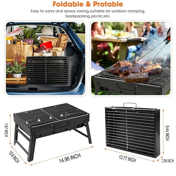 Portable Charcoal BBQ Grill