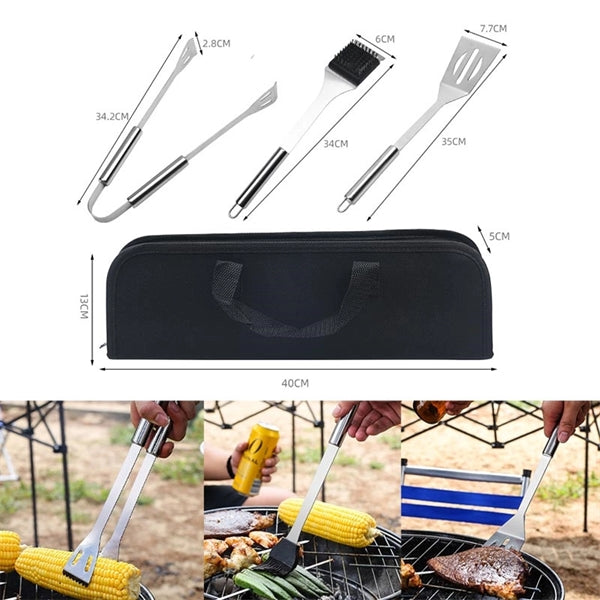 3-Piece BBQ Set withe Case