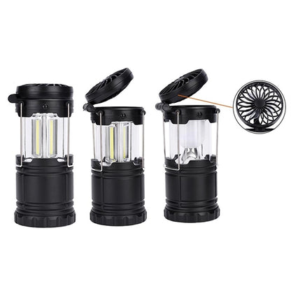 Foldable LED Camping Lights with Fans