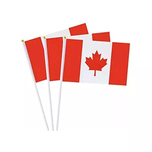 Hand Waving National Hanging Car Flag