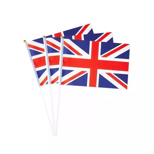 Hand Waving National Hanging Car Flag