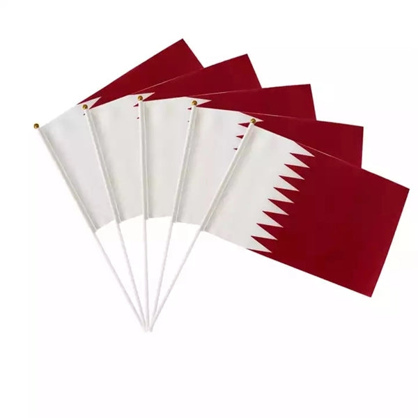 Hand Waving National Hanging Car Flag