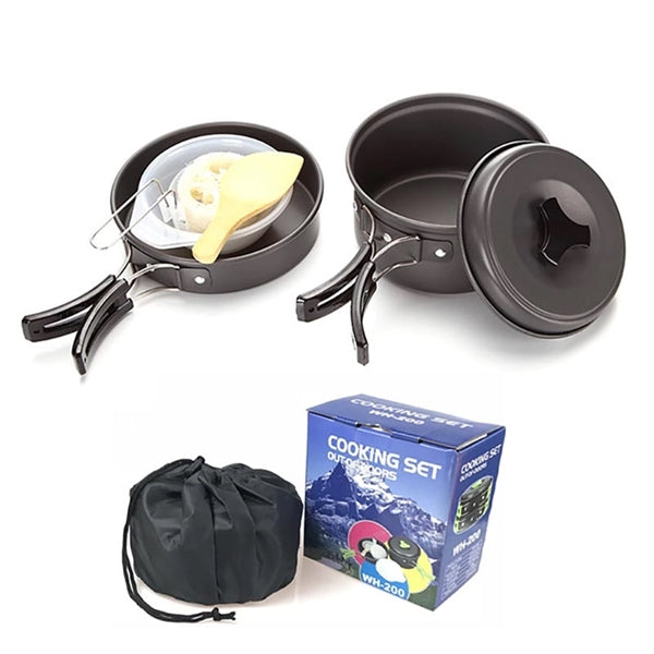 Camping Cookware Mess Kit for Backpacking Gear
