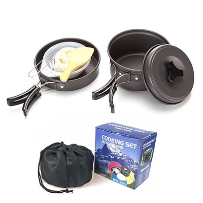 Camping Cookware Mess Kit for Backpacking Gear