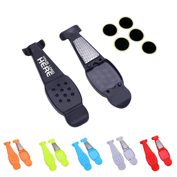 Bicycle Tyre Lever Tire Wrench with Hook Metal Rasp