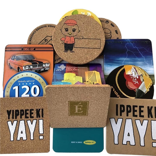 Custom Shapes Cork Coaster