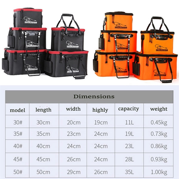 Container Multifunctional Live Fish Bait Bucket