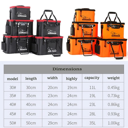 Container Multifunctional Live Fish Bait Bucket