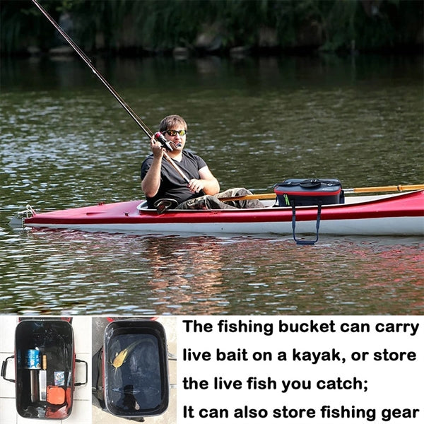 Container Multifunctional Live Fish Bait Bucket