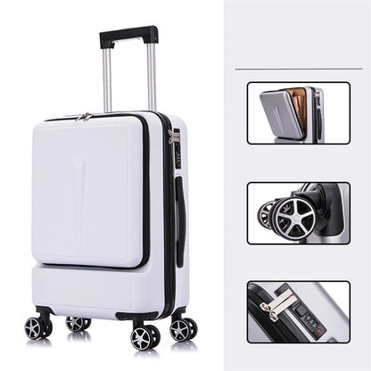 Business Travel Boarding Suitcase With Rolling Wheels