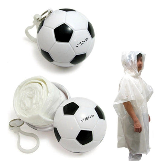 Soccer Ball Disposable Raincoat