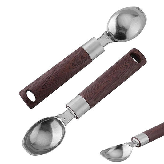 Wooden Handle Ice Cream Scoop