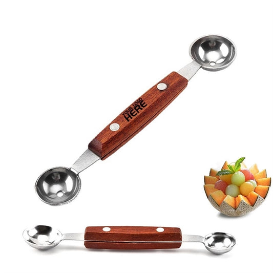 Ice Cream Scoop with Comfortable Wood Handle