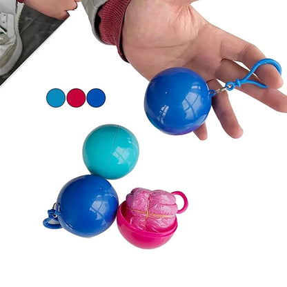 Portable Disposable Raincoat Ball