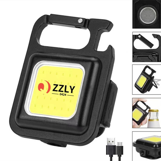 Cob Rechargeable Keychain Light