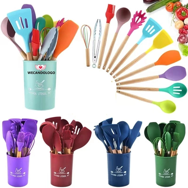 11 piece Silicone Kitchen Cooking Utensil Tool Set