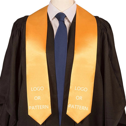 Plain Graduation Stole Sash Unisex