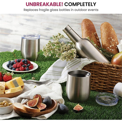 Insulated Wine Chiller Gift Set