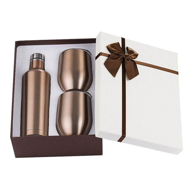Insulated Wine Chiller Gift Set
