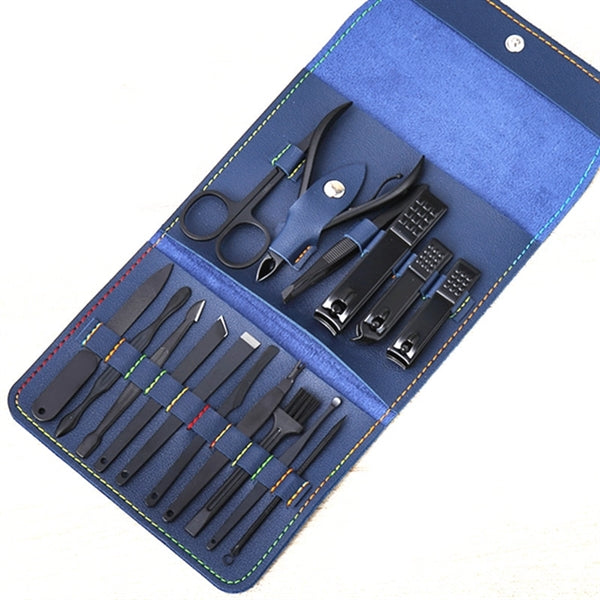 16 Pieces Stainless Steel Nail Clipper Set