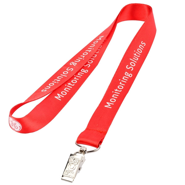 Nylon Lanyard w/ Standard Attachment ID Badge Holder