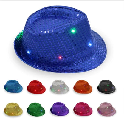 Sequined Fedora Hat