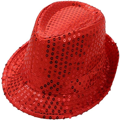 Sequined Fedora Hat