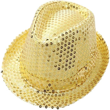 Sequined Fedora Hat