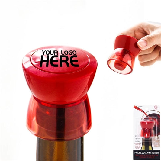 Plastic Wine Bottle Press Stoppers Vacuum