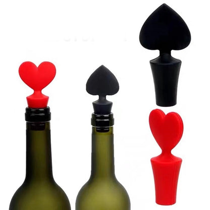 Poker Shape Silicone Wine Stopper