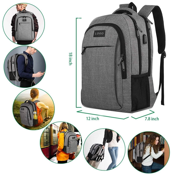Large Capacity Multifunctional Usb Travel Computer Backpack