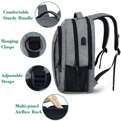Large Capacity Multifunctional Usb Travel Computer Backpack