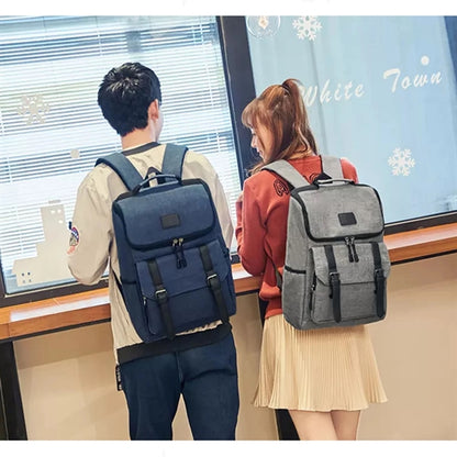 Retro Travel Laptop Backpack