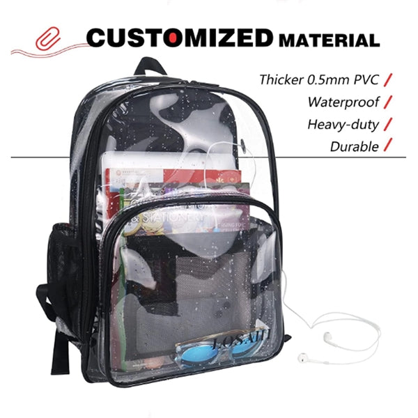 Waterproof Pvc Transparent Backpack