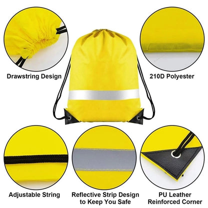 Reflective Drawstring Bag