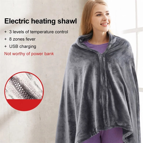 Usb Heated Cape Blanket